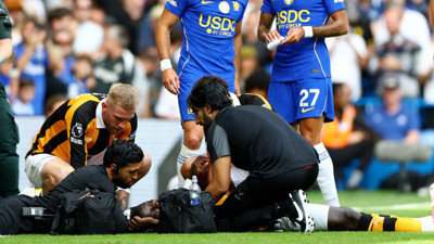 Hull City'de korkunç sakatlık! Apar topar hastaneye kaldırıldı