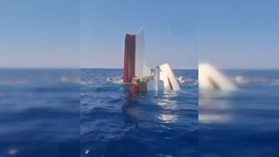 Girne'de batan geminin yeni görüntüleri ortaya çıktı