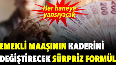Emekli maaşının kaderini değiştirecek sürpriz formül