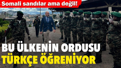 Bu ülkenin ordusu Türkçe öğreniyor. Somali sandılar ama değil!
