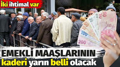 Emekli maaşlarının kaderi yarın belli olacak. İki ihtimal var