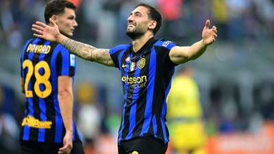 Hakan Çalhanoğlu golle döndü. Inter fark attı