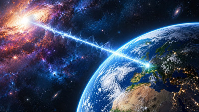 Dünya'ya ulaşması 10,6 milyar yıl sürdü. Uzaydaki sinyalin izi bulundu