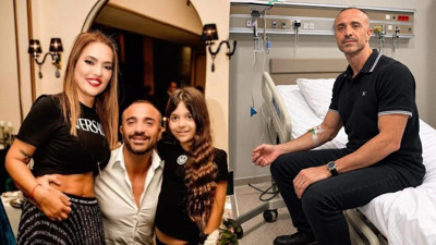 Kuzuma nazar değdi diyerek duyurdu. Demet Akalın'ın eşi Okan Kurt hastaneye kaldırıldı