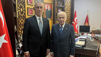 TFF Başkanı İbrahim Hacıosmanoğlu'ndan Devlet Bahçeli’ye ziyaret