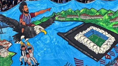 Trabzon'da Beşiktaşlıları kızdıran Salah koreografisi
