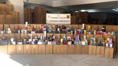 İstanbul’da sahte parfüm baskını. 350 milyon TL'lik vurgun önlendi