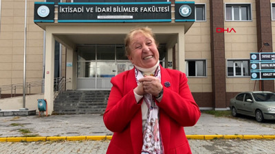 71 yaşında yüksek lisansa başladı! Şimdi gözü doktorada, hayali konsolos olmak