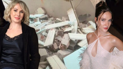 Alina Boz’un annesinin içinde olduğu bina hasar gördü. İnsan güvenliği hafife alınmamalı