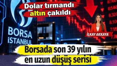Piyasa alev aldı... Borsa İstanbul'da 39 yılın en uzun düşüş serisi