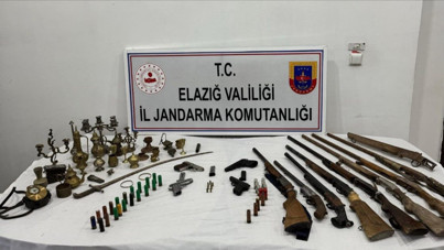 Elazığ'da tarihi eser operasyonu