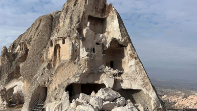 Milyonlarca yıllık peribacası çöktü