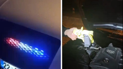 Otomobil suç mahalline dönmüş: 218 bin lira ceza