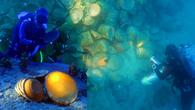 Ayvalık açıklarında 1500 yıllık ticaret gemisi batığı bulundu