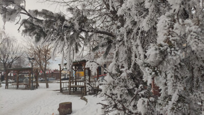 En soğuk bölge oldu: Hava eksi 22 oldu, hayat durdu
