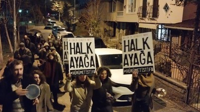 Başkent'te asgari ücret protestosu