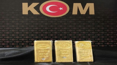 Otomobilde 3 kilogram külçe altın ele geçirildi
