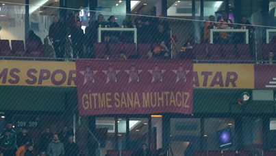 Galatasaray'dan Ali Koç'a pankartlı gönderme