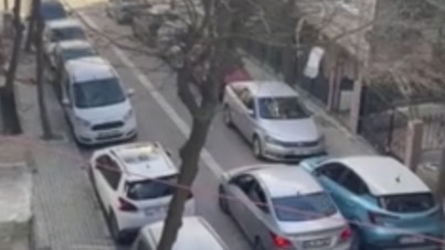 Ehliyetsiz sürücü sekiz araca çarptı