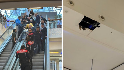 AVM’de korkunç ölüm: Tavan arasından düştü