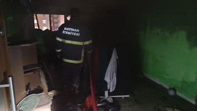 Kiraladığı evi ateşe veren kadın kaçtı