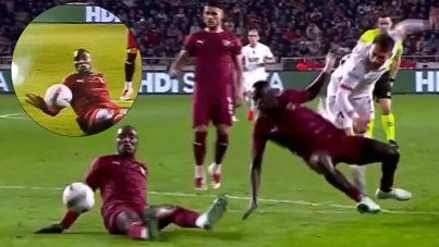 Hatay-Galatasaray maçında tartışma yaratan pozisyon: Yabancı VAR 'penaltı yok' dedi