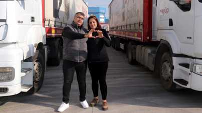 Kadın TIR şoförü hayalini gerçekleştirdi: “Eşimle yollarda karşılaşıyoruz”