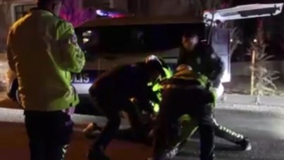Polise ecel terleri döktürdü: Alkolden ceza yazmak nedir ağabey?