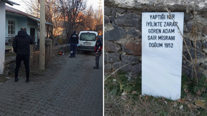 Emekli öğretmen mezar taşını yaptırıp kendini asmış