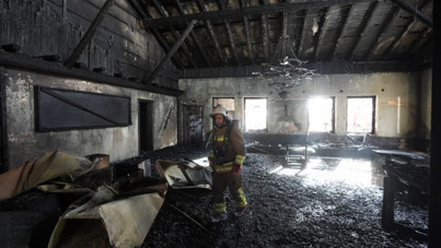 Kare kare facia: Otelin lobisi yanmadan önce böyleydi