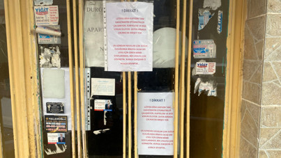 Apartman kapısındaki not: Kapatmayın, zaten çalınacak bir şey yok
