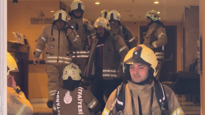 Bu kez İstanbul'da otel yangını