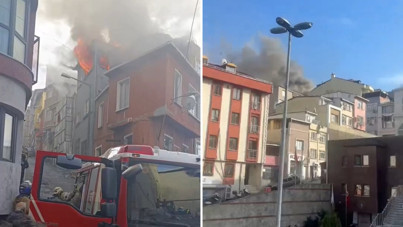 Beyoğlu'nda korkutan yangın! Ekipler sevk edildi