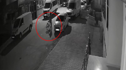 Bisikletli hırsızdan 100 bin liralık soygun