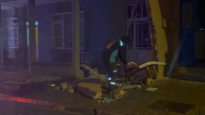 Kaza yapıp kaçtı, bir ilçe ayağa kalktı: Patlasa ne olacaktı?