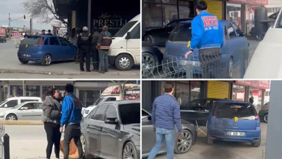 Abla geliyor… Sanayiye dalan kadın ortalığı birbirine kattı