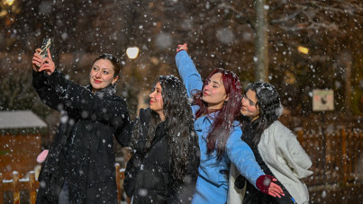 Ankara’da kar yağışı