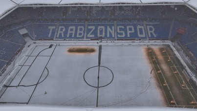 Trabzonspor - Gaziantep FK maçı öncesi kar mesaisi: Maç ertelenebilir