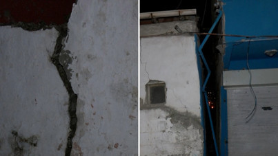 İstanbul'da korku dolu anlar: Yol çöktü, 4 bina boşaltıldı