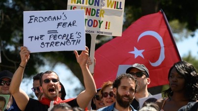 Eylemler ABD'ye sıçradı