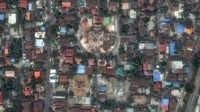 Deprem faciasının boyutu uydu görüntülerine böyle yansıdı