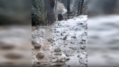 Artvin'de heyelan: 'Bu böyle kalmaz'