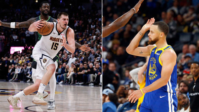 NBA'de yıldızların gecesi: Curry'den 52, Jokic'ten 61 sayı