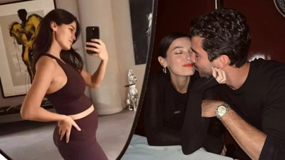 Pınar Deniz ile Kaan Yıldırım oğullarını kucağına aldı