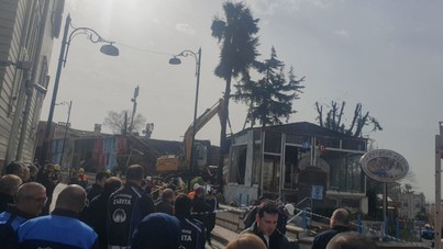 Aşevi değil restorandı: İBB kaçak yapıyı yıktı