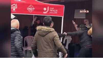 Ekrem İmamoğlu için kurulan imza standına bıçaklı saldırı