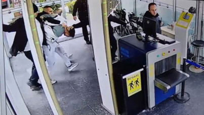 Teleferikten inince karşılaştı: Gel hadi, asayiş polisi