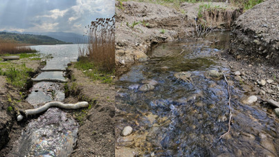 Balıkçılar fark etti, emici bariyerle önlem alındı