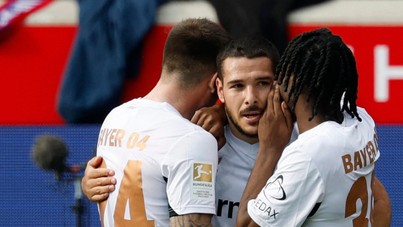 Bayer Leverkusen yine son nefeste kazandı