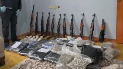 Haraç çetesinin cephaneliği ele geçirildi